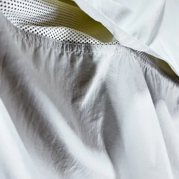 White Sierra Outdoor Shirt Beige Medium Fishing Hiking Vented Rolled Sleeves - Picture 8 of 16